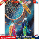 5D DIY Full Drill Diamond Painting Dreamcatcher Cross Stitch Mosaic Kit Newly