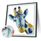 DIY Animals Painting Kit by Numbers Hand Painted Oil Picture Set Children Gif
