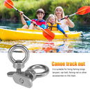 2pcs Stainless Steel Kayak Screws Nuts Boat Accessories Rail Track Bolts