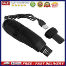 Mini Computer Vacuum USB Keyboard Cleaner PC Laptop Dust Brush (Black)