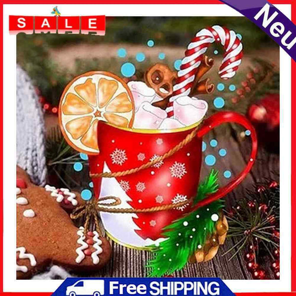 Frameles Coffee Cup Oil Paint By Numbers Wall Art Posters Picture Craft Gift Kit