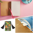 2pcs DIY Diamond Painting Leather Bookmark Gnome Tassel Crafts (FQY028)