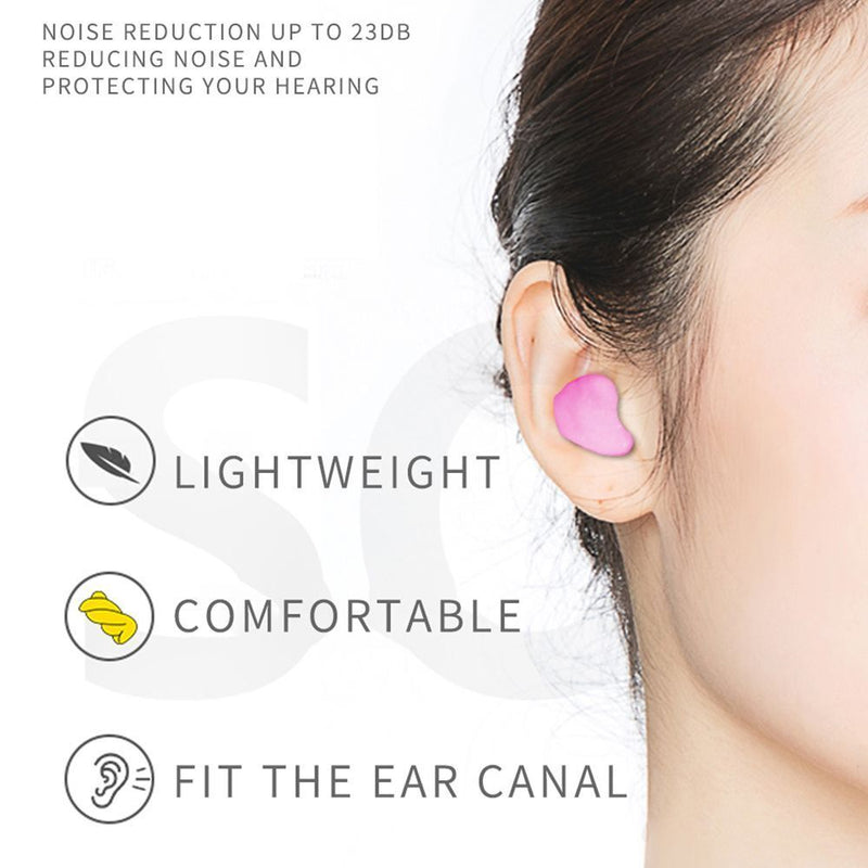 Swimming Ear Plugs Wax Cotton Earplugs Sleeping Snoring Noise Reduction