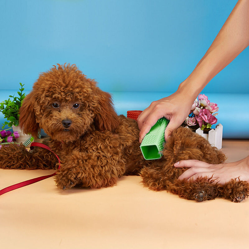 2pcs Pet Hair Remover Brush Hollow Plastic Cat Hair Carpet Cleaning Brush Newly