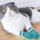 4x Anti Bite Bath Washing Cat Claw Cover Cut Nails Foot Cover Pet Paw Prote
