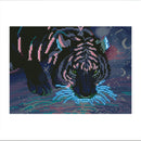 5D DIY Full Round Drill Diamond Painting Luminous Animal Mosaic Kit Art Craft