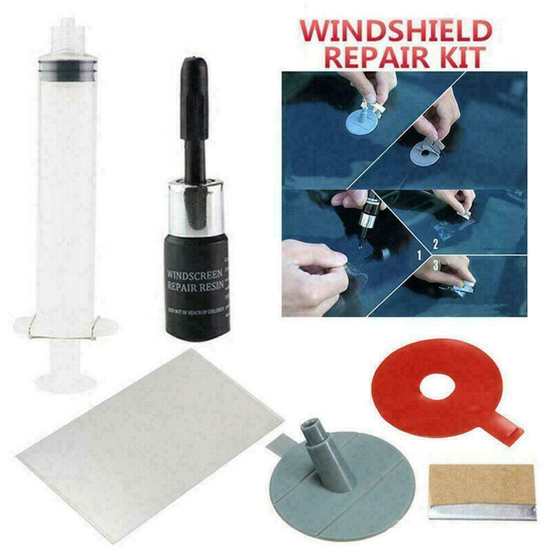 Car Windshield Windscreen Glass Chip Crack Repair Tool DIY to Set Kit use Z Q5R5