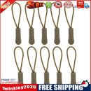 20x Zipper Puller End Rope Replacement Backpack Fix Cord (Army Green)