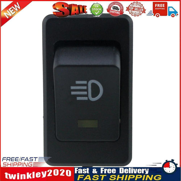 12V 35A 4 Pin Fog Light Rocker Switch with LED for Car Truck Dash (Yellow) Newly