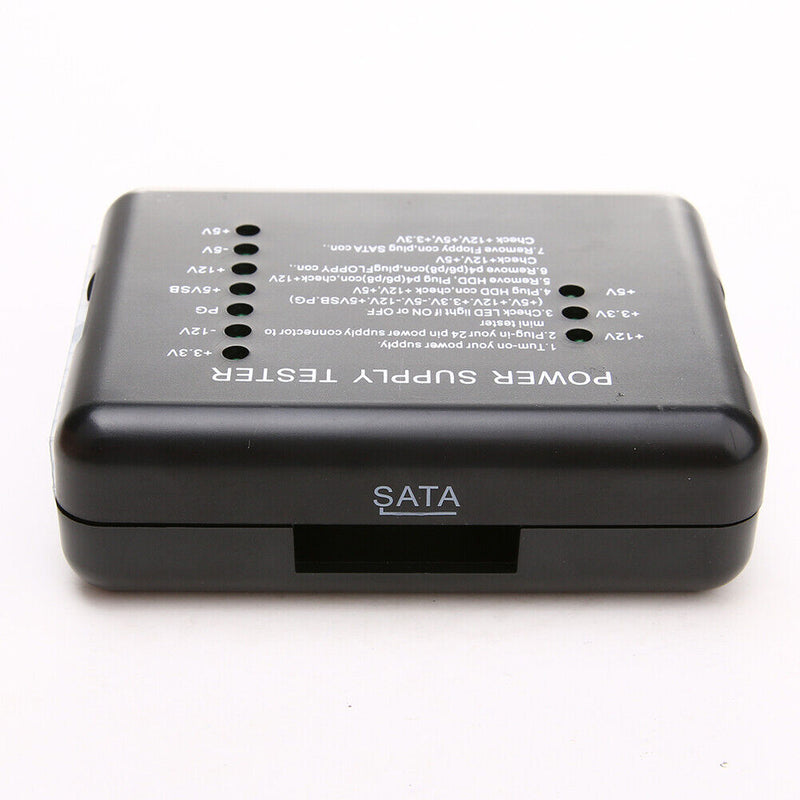 PC Power Supply Tester with 20/24 Pin SATA  HDD Connectors