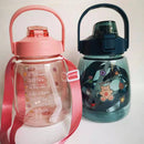 1300ml Drinking Water Bottle Big Belly Water Jug Cup Sports Bottle (Pink) Newly