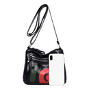 Hit Color Crossbody Satchel Bags Leather Women Shoulder Messenger Handbags