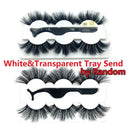 Lash Extension Full Volume Thick 8D Mink Hair False Eyelashes with Tweezer