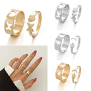 Open Wedding Jewelry Hollow Out Ring Fashion Jewelry Open Rings Mini Knuckle