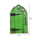 #A Wooden Elf Fairy Door Sculpture Art Crafts Garden Home Decorations Supplies