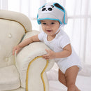 Soft Baby Anti Fall Head Protection Cap Adjustable Safety Helmet (Blue) Newly
