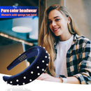 Girls Headband Solid Color Hair Band Headdress Fashion Headwear for Women Gift