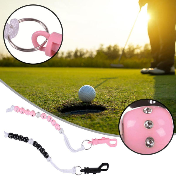 Golf Scoring Score Bead Stroke Shot Counter Keepe.