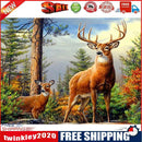 Full Embroidery Kit Forest Elk 11CT Stamped Needlework Home Room Decoration