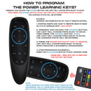 G10BTS Wireless Bluetooth 5.0 Air Mouse 6-Axis Gyroscope 17 Keys Smart Remote