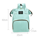 Mom Travel Rucksack Canvas Backpack Waterproof Portable Backpack (Green)