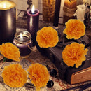 30 Pcs Artificial Marigold Flowers Decoration Set Orange Carnation Flowers