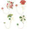 Style Metal Tassel Pendant Book Clip Brass Bookmark Painted Pagination Mark