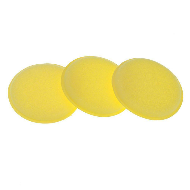 12pcs/lot Car Yellow Foam Waxing Pads Applicator Polish Vehicle Sponge