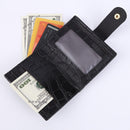 Women Wallets Fashion Alligator Pattern Short Card Holder Multi-slots Coin Pu