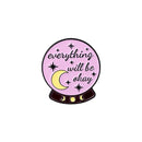 Gift Coffee Shaped Love Heart Brooch Badge Letter Pin Denim Jackets Lapel Pin
