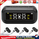 AN-10C Solar Car TPMS LCD Tire Pressure Monitoring System (Color Internal) Newly