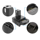 Li-ion Battery Adapter DM18RLFor Dewalt For Milwaukee 18V-20V To For RYOBI 18V