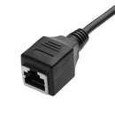 1set DB9 Male Female to RJ45 Female Cable Extender Adapter Converter