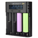 Battery Charger Fast Charging Dock For 3.7V Rechargeable Li-Ion Batteries 18650