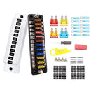 Light Marine Bus Blade Fuse Holder Block Fuse Box Plastic Cover Car Accessory