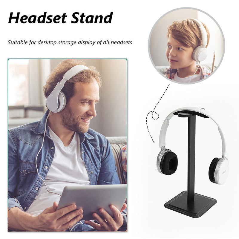 M2 Headphone Stand Desk Gaming Headset Holder for All Over-Ear On-Ear Headphones