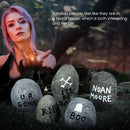 5pcs Halloween Garden Decoration Horror Stones Haunted House Yard Art Ornament