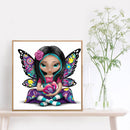 5D Diamond Painting Elf Girl Full Round Drill Mosaic Cartoon DIY (A2071) Newly