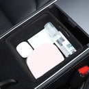 2pcs Flocking Organizer Container for Tesla 3/ Y Car Central Armrest Storage