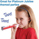 Queen's Platinum Jubilee Party Dekoration Union Jack Horns 2022.