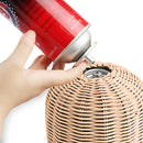 Rattan Outdoor Gas Cylinder Cover Camping Cook Gas Tank Protector (Beige) Newly