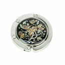 Plum Flower Pattern Folding Bag Purse Alloy Handbag Hook Hol H4S0 V5Z7 C7Z5 K9H6