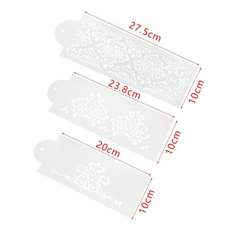 DIY Template Cake Decorating Tool Cake Lace Border Cupcake Stencil Fondant Mold