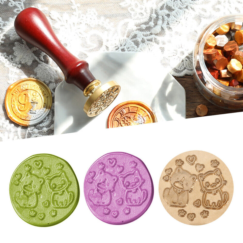 Retro Animal Sealing Wax Stamp Replace Copper Head for Invitations Scrapbooking