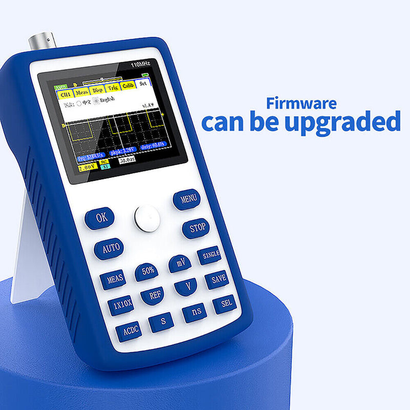 110MHz Bandwidth Digital Oscilloscope 500M Sampling Rate 3000mAh Meter Set Newly