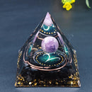 Orgonite Pyramid Healing Crystals Reiki Chakra Meditation Stones (Aries) Newly