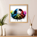 Diamond Painting Hand Hold Football Full Round Drill Picture of Rhinestone Kit