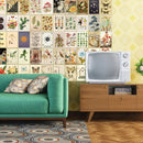 70pcs Wall Poster Postcard Set Retro Boho DIY Wall Ornaments Art Painting Newly