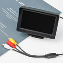Parking Backup Camera 4.3" Car Monitor LCD Desktop High-definition Display