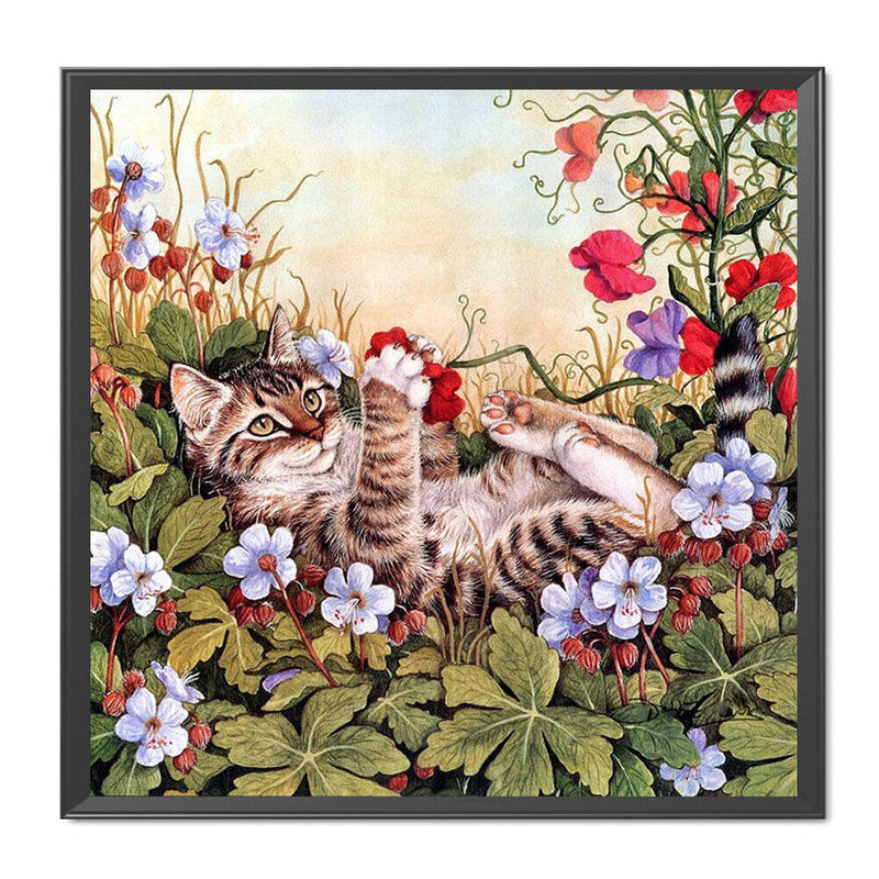 11CT Full Cross Stitch Stamped DIY Embroidery Kits Handmade Cotton Thread Dec